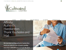 Tablet Screenshot of cultivatedclients.com